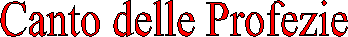 Canto delle Profezie