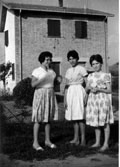 Marisa Strozzi, Gagliardi Adriana e Alberta agli inizi degli anni '60