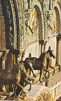 I cavalli di San Marco vengono dal saccheggio veneziano di Costantinopoli