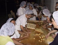 Preparazione dei tarallini e dei panzerotti