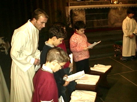 La Vestizione dei Chierichetti