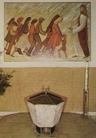 Il fonte battesimale