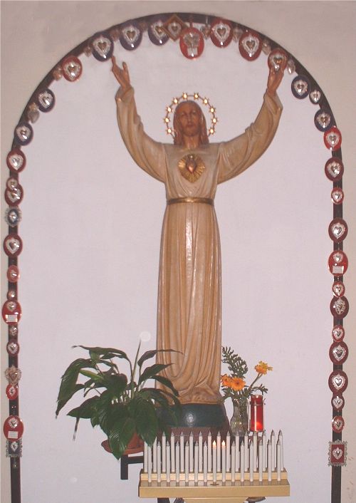 Statua lignea del Sacro Cuore di Ges�